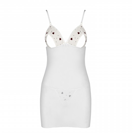 NUISETTE ET STRING LOVELIA BLANC PASSION