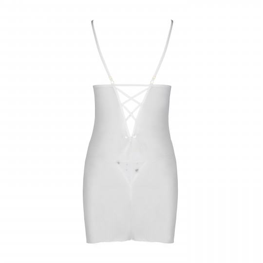 NUISETTE ET STRING LOVELIA BLANC PASSION
