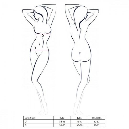 ENSEMBLE 2 PIÈCES LUCIA NOIR PASSION