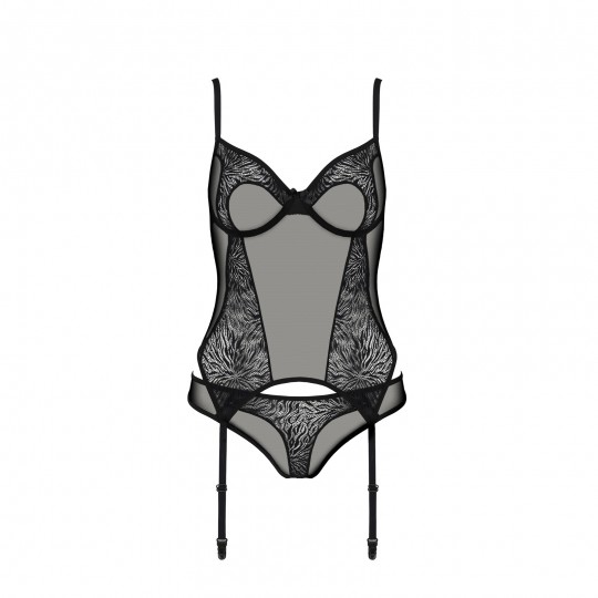 SELAGINELLA CORSET BLACK  - ECO PASSION