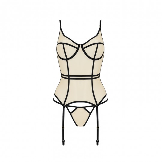 SERARA CORSET BEIGE  - PASSION