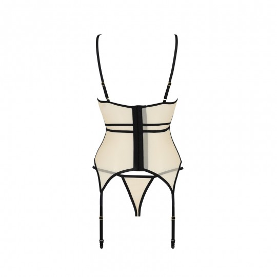 SERARA CORSET BEIGE  - PASSION