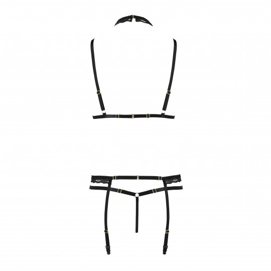 ENSEMBLE 4 PIÈCES SHELLY NOIR DEVIL COLLECTION PASSION