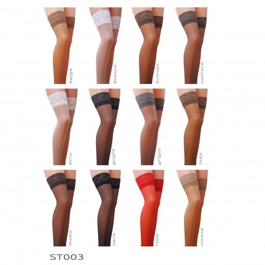PASSION STOCKINGS ST003 RED (17 DEN)