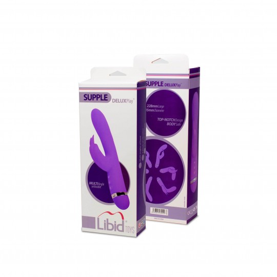 LIBID TOYS SUPPLE DELUX PLAY RABBIT VIBRATOR PURPLE