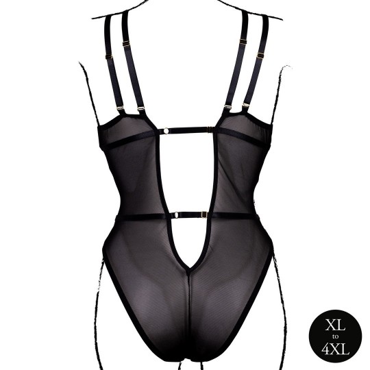 BODY WIRELESS LACE PRETO TAMANHO QUEEN LE DÉSIR