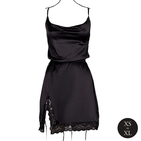 VESTIDO OPEN BACK NEGRO LE DÉSIR