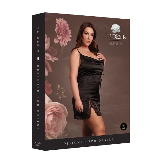 ROBE OPEN BACK NOIR TAILLE REINE LE DÉSIR
