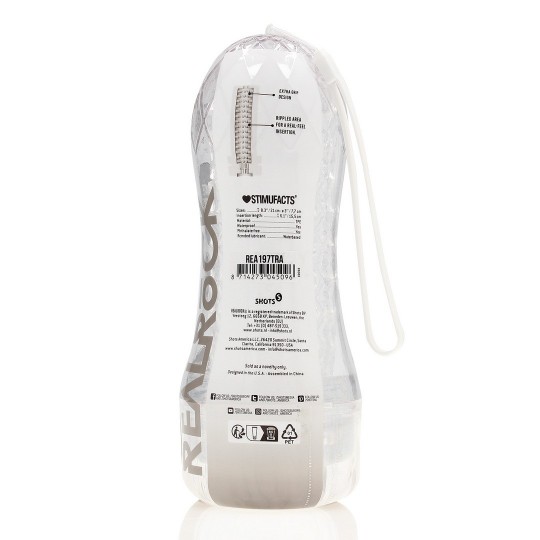 EASY RIDER - TEXTURED MASTURBATOR - TRANSPARENT