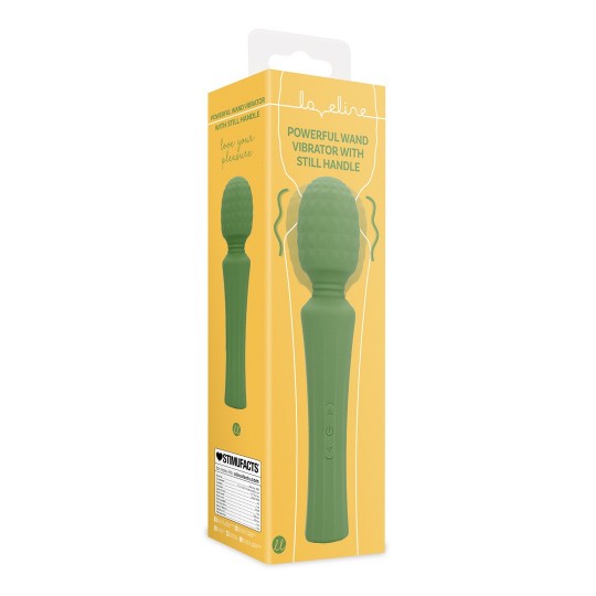 POWERFUL WAND VIBRATOR MASSAGER WITH STILL HANDLE - GREEN MUMBA