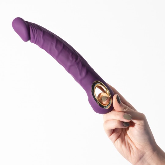 VIBRADOR FLEXIBLE MAGNUS BEND MORADO CRUSHIOUS