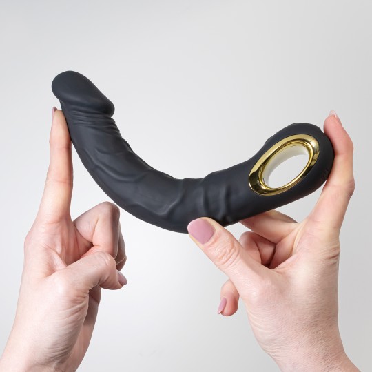 VIBRADOR FLEXIBLE MAGNUS BEND NEGRO CRUSHIOUS