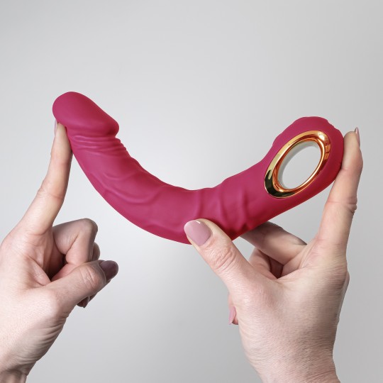 VIBRATEUR FLEXIBLE MAGNUS BEND ROSE CRUSHIOUS