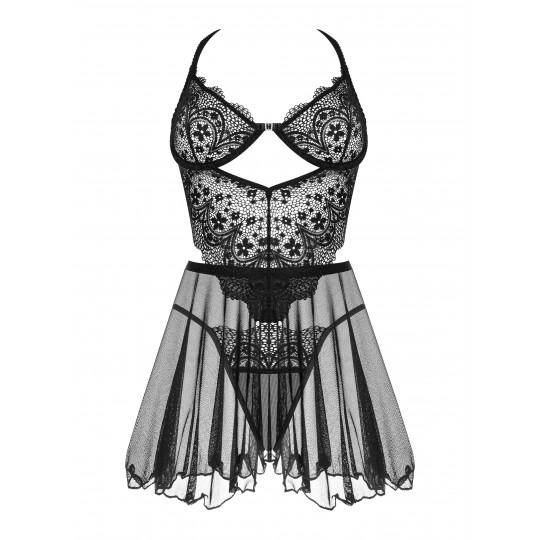 NUISETTE ET STRING DARK MIRAGE NOIR BEAUTY NIGHT FASHION
