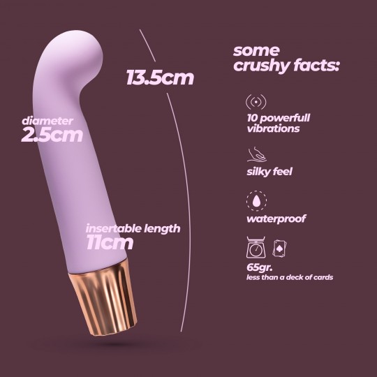MINI VIBRATORE MELLOW GEE LAVANDA CRUSHIOUS