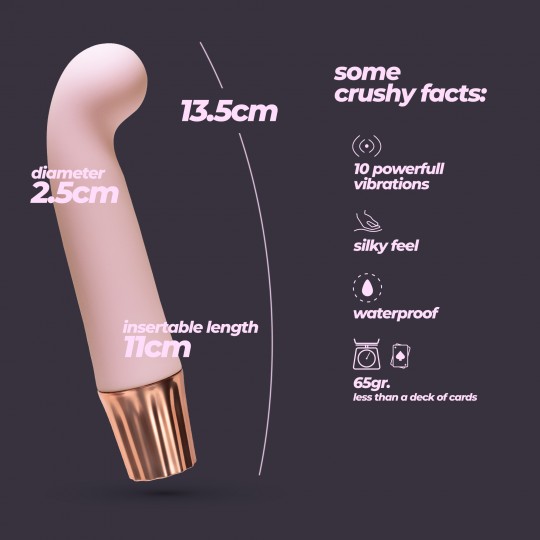MINI VIBRATEUR MELLOW GEE ROSE CRUSHIOUS