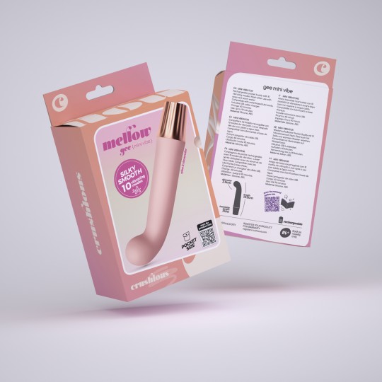 CONFEZIONE DA 30 MINI VIBRATORE MELLOW GEE ROSA CRUSHIOUS