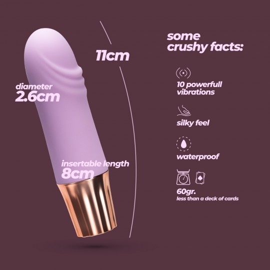 MINI VIBRATEUR MELLOW WAVES LAVANDE CRUSHIOUS