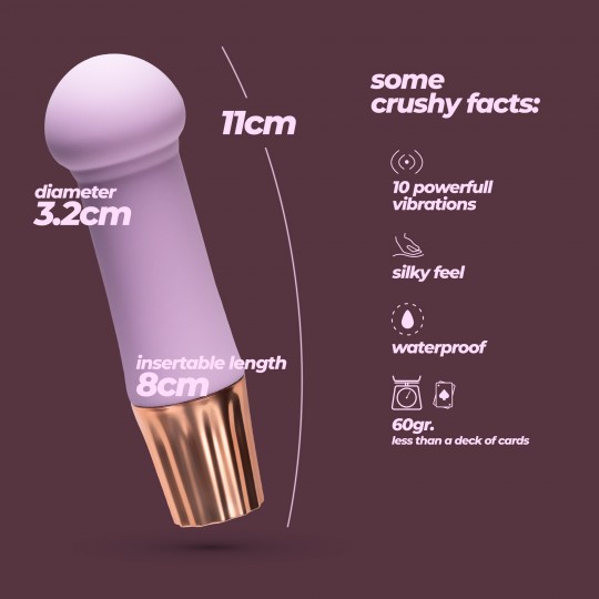 MINI VIBRATORE MELLOW PUFF LAVANDA CRUSHIOUS