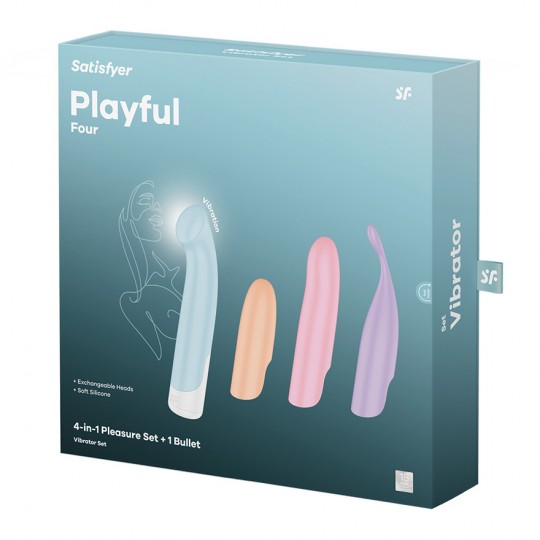 SET DA VIBRATORI PLAYFUL FOUR SATISFYER