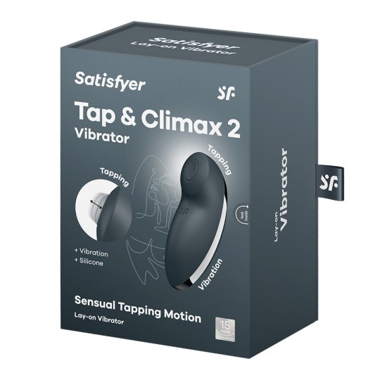 СТИМУЛЯТОР SATISFYER TAP &amp; CLIMAX 2 GREY