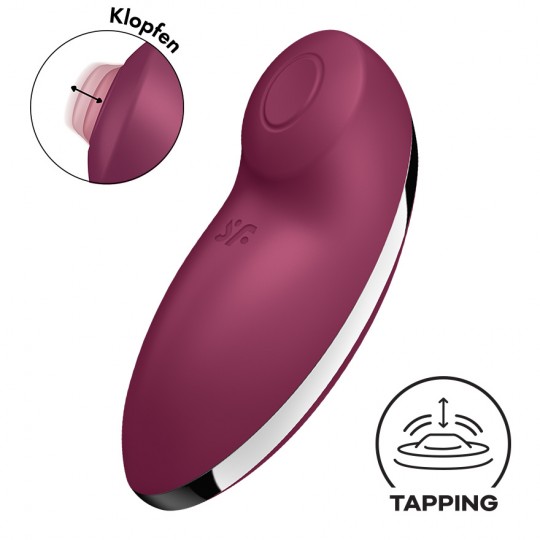 ESTIMULADOR TAP &amp; CLIMAX 2 VERMELHO SATISFYER
