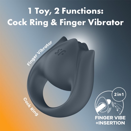 ANILLO PARA EL PENE CON VIBRACIÓN PERFECT PAIR 2 SATISFYER