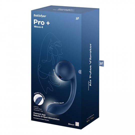 SATISFYER PRO+ WAVE CONNECT APP STIMULATOR BLUE