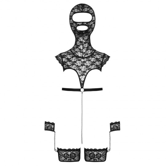 ENSEMBLE 5 PIÈCES BONDAGE UNDERWEAR BAD KITTY