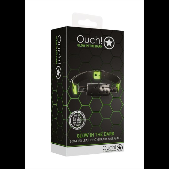 CYLINDER GAG - GLOW IN THE DARK