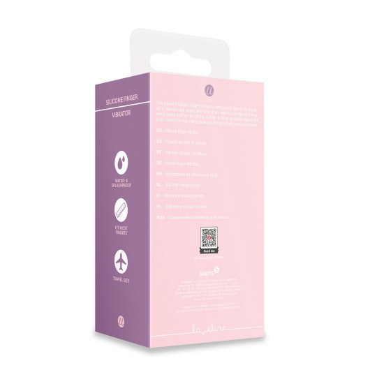 SILICONE FINGER VIBRATOR - TOUCH OF PINK