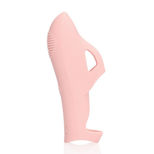 SILICONE FINGER VIBRATOR - TOUCH OF PINK