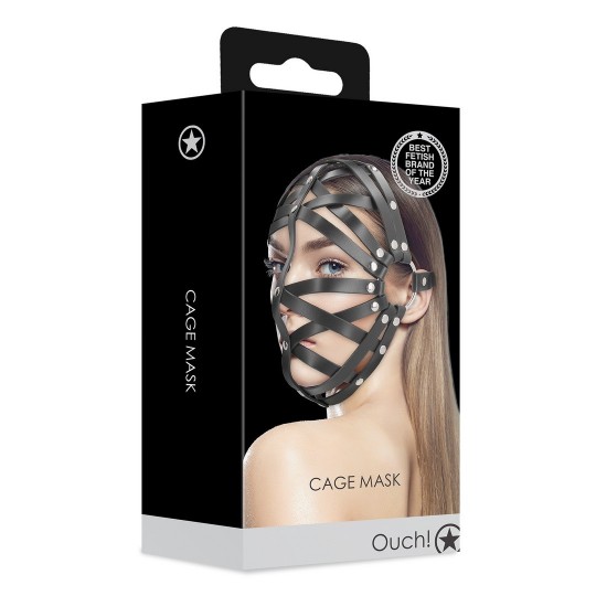 CAGE MASK - BLACK