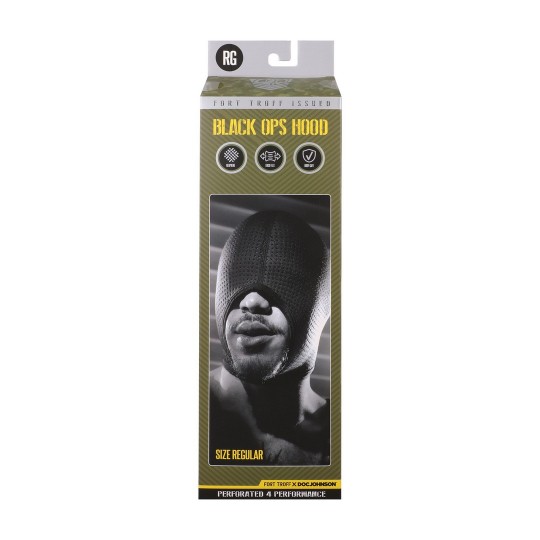 BLACK OPS HOOD - REGULAR - BLACK