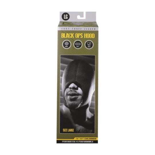 BLACK OPS HOOD - LARGE - BLACK