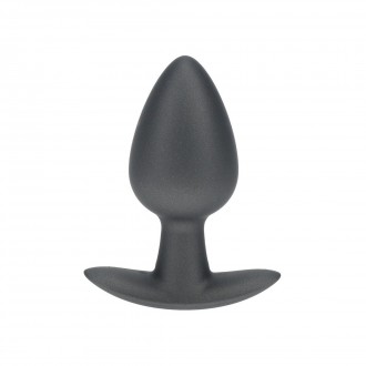 PLUG ANAL SMOOTH SILICONE MEDIUM 3,1 /7,9 CM GUN METAL OUCH!