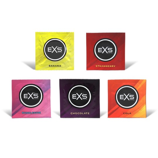 EXS MIXED FLAVOURED - CONDOMS - 500 PIECES