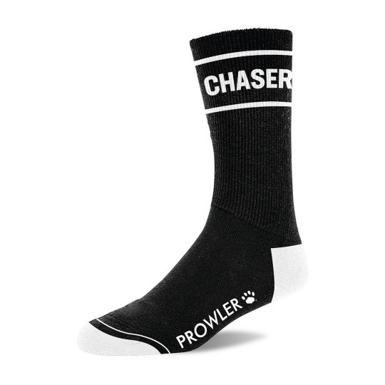 CHASER SOCKS - BLACK/WHITE
