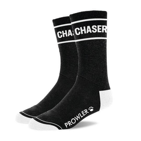 CHASER SOCKS - BLACK/WHITE
