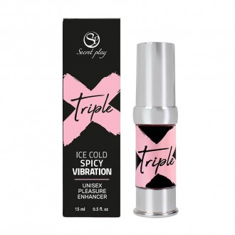 GEL ESTIMULANTE TRIPLE X UNISEX SECRET PLAY 15ML