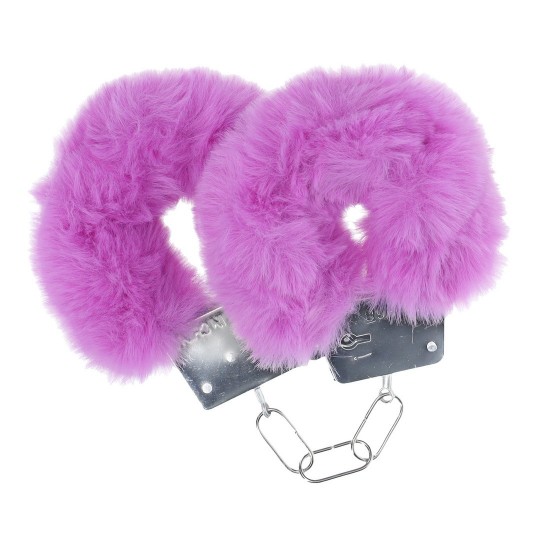 CLASSIC FLUFFY HANDCUFFS - PURPLE