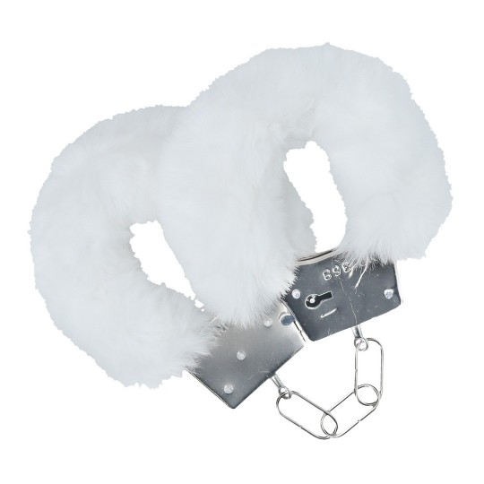 CLASSIC FLUFFY HANDCUFFS - WHITE
