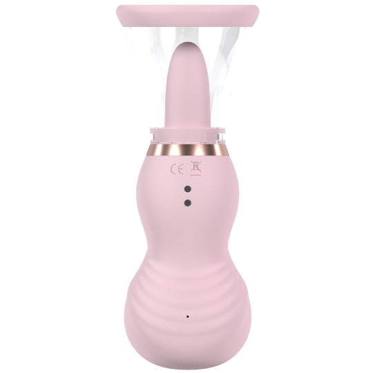 SENSUAL - RECHARGEABLE VULVA AND BREAST PUMP - PINK