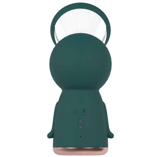 EXQUISITE - RECHARGEABLE VULVA AND BREAST PUMP - FOREST GREEN