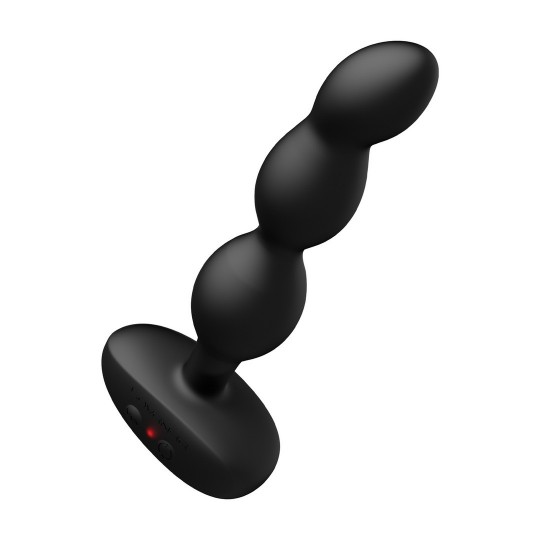 RIDGE - APP-CONTROLLED VIBRATING AND ROTATING ANAL BEADS - BLACK