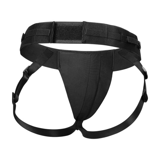 STRAPLESS HARNESS FOR LAPIS DUAL ENDED VIBRATING STRAP-ON- BLACK/PINK