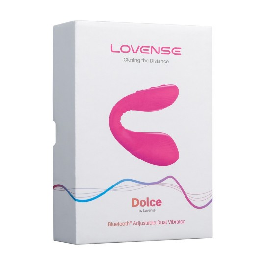 DOLCE - REMOTE CONTROL DUAL-ENDED VIBRATOR - PINK