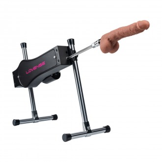 LOVENSE SEX MACHINE - APP-CONTROLLED AUTOMATIC ADJUSTABLE THRUSTING - BLACK