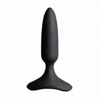 HUSH 2 - APP-CONTROLLED VIBRATING BUTT PLUG - 1 / 2,5 CM - BLACK