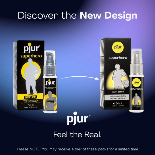 PJUR SUPERHERO DELAY SERUM 0.7 FL OZ / 20 ML